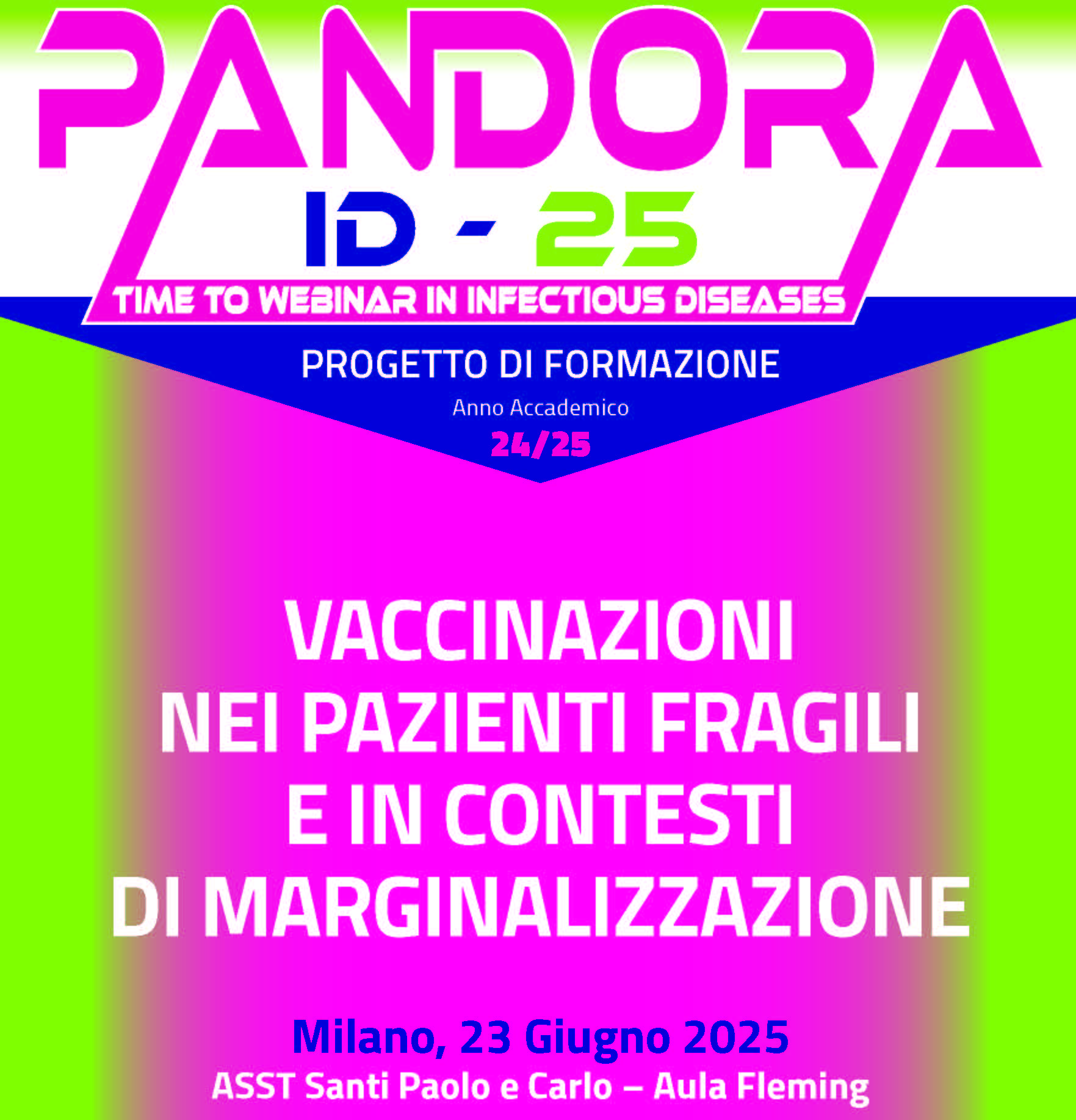VACCINAZIONI NEI PAZIENTI FRAGILI E IN CONTESTI DI MARGINALIZZAZIONE